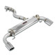  SUPERSPRINT exhaust systems Supersprint Rear exhaust Right O100 - Left O100 with valve BMW G22 Coupè 420i 2.0T 21+ (with valve) | races-shop.com
