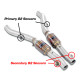  SUPERSPRINT exhaust systems Supersprint Front Metallic catalytic converter Right - Left BMW E39 Sedan 535i / 540i V8 (M62) 96-02 | races-shop.com