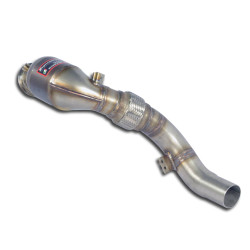 Supersprint Turbo downpipe kit + Metallic catalytic converter RightAccepts the stock "Cat.-Back" system BMW F07 GT 550i 12-17