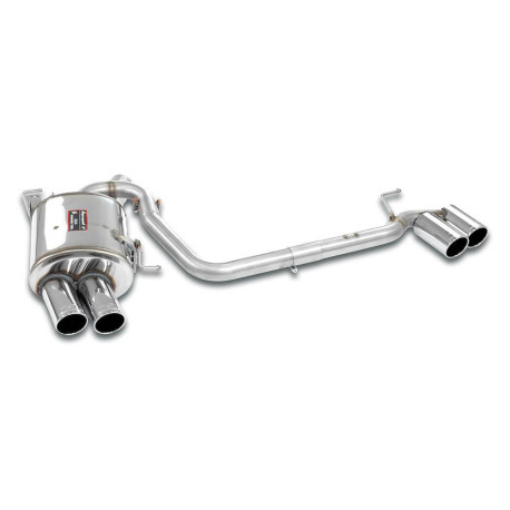  SUPERSPRINT exhaust systems Supersprint Rear exhaust Right OO80 - Left OO80 "Power Loop" BMW F10 / F11 523i 10-12 | races-shop.com