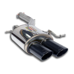 Supersprint Rear exhaust Left 100x75 "Gun Metal Grey" BMW F10 550i V8 10-12