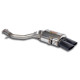  SUPERSPRINT exhaust systems Supersprint Rear exhaust Right 100x75 "Gun Metal Grey" BMW F10 550i V8 10-12 | races-shop.com