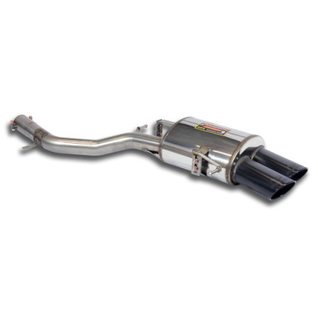  SUPERSPRINT exhaust systems Supersprint Rear exhaust Right 100x75 "Gun Metal Grey" BMW F10 550i V8 10-12 | races-shop.com