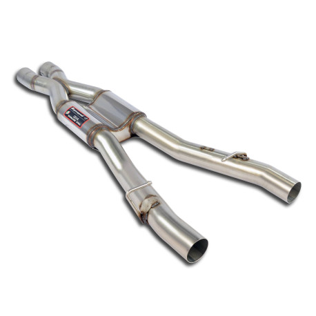 SUPERSPRINT exhaust systems Supersprint Centre exhaust + "X-Pipe" BMW F11 550i V8 10-12 | races-shop.com
