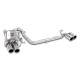  SUPERSPRINT exhaust systems Supersprint Rear exhaust Right OO80 - Left OO80 "Power Loop" BMW F10 / F11 520i 10-16 | races-shop.com