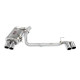  SUPERSPRINT exhaust systems Supersprint Rear exhaust Right OO80 - Left OO80 "Power Loop" BMW F10 / F11 520i 10-16 | races-shop.com
