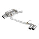  SUPERSPRINT exhaust systems Supersprint Rear exhaust Right OO80 - Left OO80 "Power Loop" BMW F10 / F11 520i 10-16 | races-shop.com