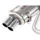 SUPERSPRINT exhaust systems Supersprint Rear exhaust Right OO80 - Left OO80 "Power Loop" BMW F10 / F11 520i 10-16 | races-shop.com
