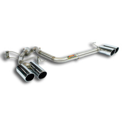 Supersprint Rear pipe kit Right OO100 - Left OO100 (Muffler delete) BMW F10 / F11 518d 13+