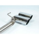  SUPERSPRINT exhaust systems Supersprint Rear pipe kit Right OO100 - Left OO100 (Muffler delete) BMW F10 / F11 518d 13+ | races-shop.com