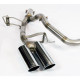  SUPERSPRINT exhaust systems Supersprint Rear pipe kit Right OO100 - Left OO100 (Muffler delete) BMW F10 / F11 518d 13+ | races-shop.com