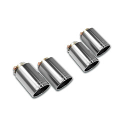 Supersprint Endpipe kit "Gun Metal Grey" OO90 Right - OO90 Left BMW G30 540i 16+