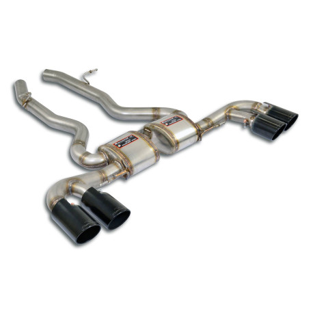  SUPERSPRINT exhaust systems Supersprint Rear exhaust "Race" Right OO100 + Left OO100 "Gun Metal Grey" BMW G01 X3 M40i xDrive 17-24 | races-shop.com