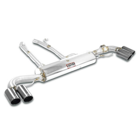  SUPERSPRINT exhaust systems Supersprint Rear exhaust Right "Gun Metal Grey" OO90 - Left OO90 with valve BMW G07 X7 40i xDrive 18+ | races-shop.com