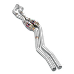Supersprint Front Metallic catalytic converter right - left + "X-Pipe" BMW E30 320i (Sedan - Coupè -Touring - Cabrio) 82-87
