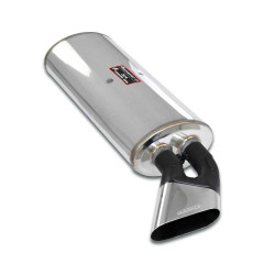 Supersprint Rear exhaust Hartge flat oval tail pipe 170x60 (angle exit) BMW E30 320i (Sedan - Coupè -Touring - Cabrio) 82-87