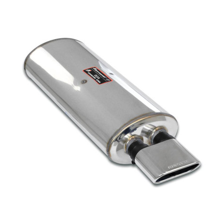  SUPERSPRINT exhaust systems Supersprint Rear exhaust Hartge flat oval tail pipe 140x65 (straight exit) BMW E30 320i (Sedan - Coupè -Touring - Cabrio) 82-87 | races-shop.com