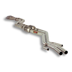 Supersprint Centre exhaust with Metallic catalytic converter Right + Left BMW E30 320is 4 cyl. (Sedan - Coupè) 87-91