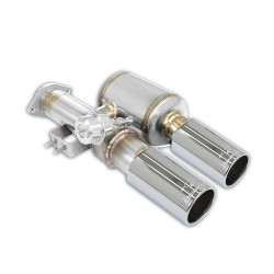 Supersprint Rear exhaust Right OO76 with valve (Vacuum) FERRARI 550 V12 Maranello 96-02 (with valve)