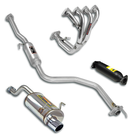  SUPERSPRINT exhaust systems Supersprint Sport package Ø50, Complete system HONDA CIVIC 3d. 1.6 VTi 92-95 | races-shop.com
