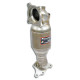  SUPERSPRINT exhaust systems Supersprint Downpipe + Metallic catalytic converter HONDA CIVIC 2.0i Turbo TYPE-R 17+ | races-shop.com