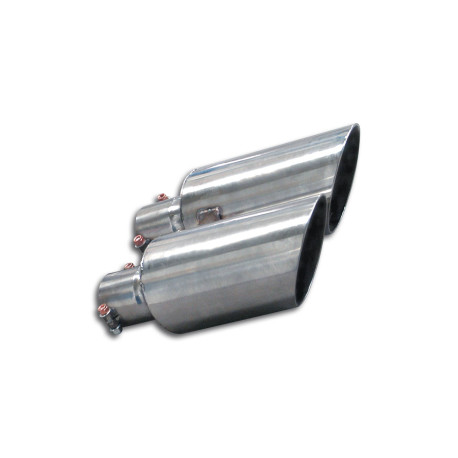  SUPERSPRINT exhaust systems Supersprint Endpipes kit OO120Central exit (For OEM rear bumper) LAMBORGHINI MURCIELAGO LP 640 V12 07+ | races-shop.com