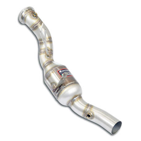  SUPERSPRINT exhaust systems Supersprint Downpipe Right + Metallic catalytic converter MASERATI Ghibli "Trofeo" 3.8L V8 Twin Turbo 20-23 (with valve) | races-shop.com