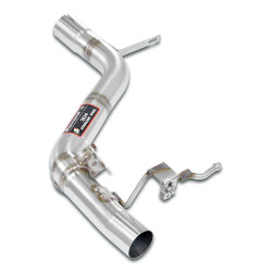 Supersprint Rear pipe Left with valve MERCEDES R172 SLC 300 16-20 (with valve)