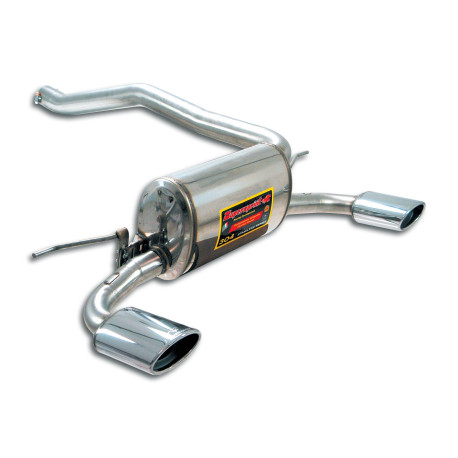  SUPERSPRINT exhaust systems Supersprint Rear exhaust Right + Left 2 exit 145 x 95 MERCEDES W163 ML 430 V8 98-01 | races-shop.com