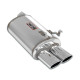  SUPERSPRINT exhaust systems Supersprint Rear exhaust 100 x 75 MERCEDES R129 SL 600 V12 93-95 | races-shop.com