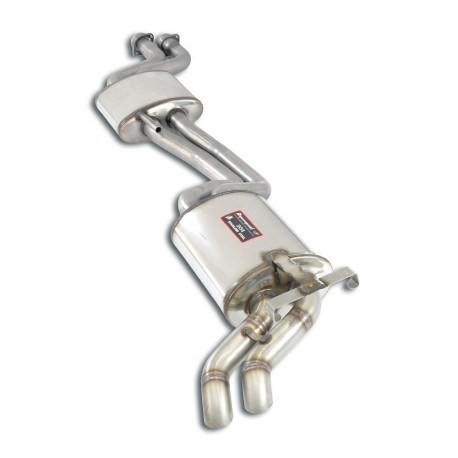  SUPERSPRINT exhaust systems Supersprint Centre + rear exhaust "Stealth" MERCEDES W124 E 280 24v 89-97 | races-shop.com