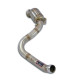  SUPERSPRINT exhaust systems Supersprint Downpipe Left + primary catalytic Deletes the secondary catalytic + GPF MERCEDES W205 C63 AMG 4.0i V8 Bi-Turbo 19+ | races-shop.com