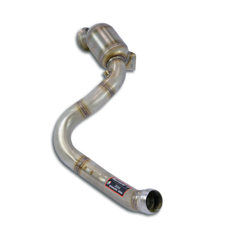  SUPERSPRINT exhaust systems Supersprint Downpipe Left + primary catalytic Deletes the secondary catalytic + GPF MERCEDES W205 C63 AMG 4.0i V8 Bi-Turbo 19+ | races-shop.com