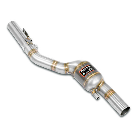  SUPERSPRINT exhaust systems Supersprint Front metallic catalytic Left MERCEDES W209 CLK 63 AMG 6.3i V8 06-09 | races-shop.com