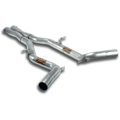  SUPERSPRINT exhaust systems Supersprint Centre pipe + "X-Pipe" MERCEDES W212 E 63 AMG (Sedan + S.W.) 09-11 | races-shop.com