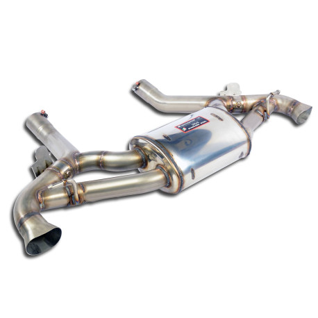  SUPERSPRINT exhaust systems Supersprint Rear exhaust right - left with valvesFor OEM diffusor MERCEDES C190 AMG GT 4.0i V8 Bi-Turbo 15+ | races-shop.com