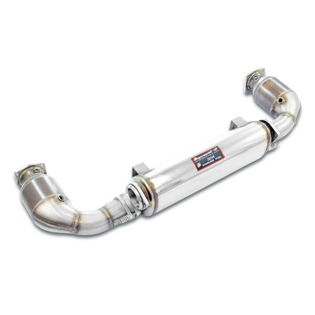  SUPERSPRINT exhaust systems Supersprint Rear exhaust Right - Left "Sport" + Metallic catalytic converter PORSCHE 997 Turbo 09+ | races-shop.com