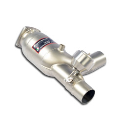 Supersprint Front exhaust with Metallic catalytic converter + valve Left PORSCHE 991 Carrera / Carrera 4 3.0i Turbo 16+