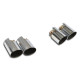  SUPERSPRINT exhaust systems Supersprint Endpipe kit "Race" Right OO100 - Left OO100 PORSCHE MACAN 2.0 TFSI 14-18 | races-shop.com