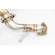  SUPERSPRINT exhaust systems Supersprint Downpipe + metallic catalytic right - left (Left / Right Hand Drive) PORSCHE MACAN S 3.0L V6 19-21 (with valve) | races-shop.com