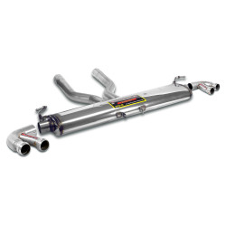 Supersprint Rear exhaust Right - Left + "Y-Pipe" for OEM endpipes PORSCHE 958 CAYENNE Turbo 4.8i V8 10-13