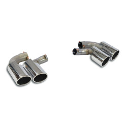 Supersprint Endpipe kit Right OO100 - Left OO100 PORSCHE 536 CAYENNE SUV 3.0L V6 18-23 "Dual pipe" (with valve)