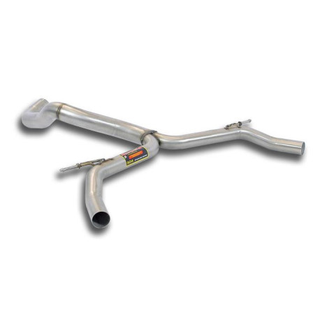  SUPERSPRINT exhaust systems Supersprint Rear pipe Right - Left (Muffler delete) RENAULT CLIO IV RS EDC 1.6i Turbo 13-16 | races-shop.com