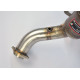  SUPERSPRINT exhaust systems Supersprint Turbo downpipe kit + Metallic catalytic converter WRC SEAT LEON 5F Cupra 2.0 TSI 13-15 | races-shop.com
