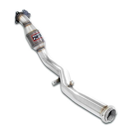  SUPERSPRINT exhaust systems Supersprint Downpipe + Metallic catalytic converter Ø76mm. SUBARU IMPREZA (Sedan 4d.) 2.5i Turbo STi 11-14 | races-shop.com