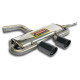  SUPERSPRINT exhaust systems Supersprint Rear exhaust OO100 "Gun Metal Grey" VW GOLF V GTI 2.0 TSi 05-08 (For GOLF V R32 Rear bumper) | races-shop.com