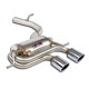  SUPERSPRINT exhaust systems Supersprint Rear exhaust "Racing" OO100 VW GOLF V R32 06+ | races-shop.com