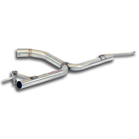  SUPERSPRINT exhaust systems Supersprint Rear pipe "Y-Pipe" Right - Left (Muffler delete) VW GOLF VI 1.4i 09-12 | races-shop.com