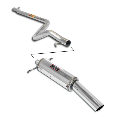  SUPERSPRINT exhaust systems Supersprint Sound package Oversize Ø50mm VW SCIROCCO GTi 1.8 84+ | races-shop.com