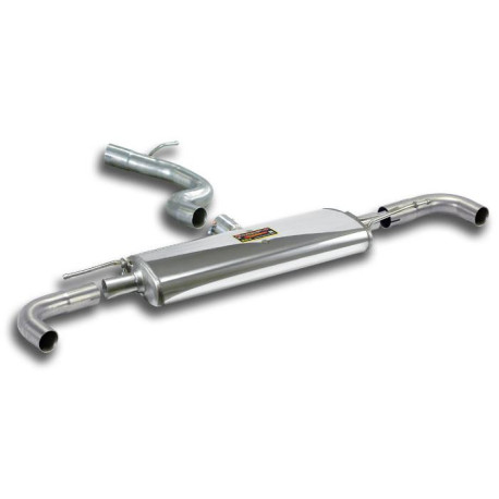  SUPERSPRINT exhaust systems Supersprint Rear exhaust Right - Left VW T-ROC 1.5 TSI 4-Motion 18-19 | races-shop.com